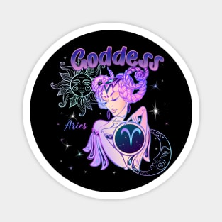 Zodiac Aries Goddess Queen Horoscope Magnet